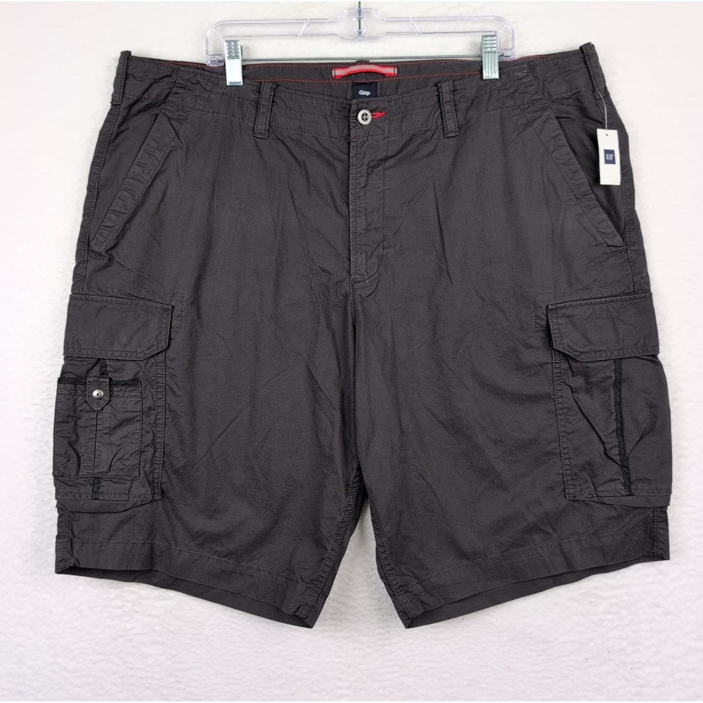 NWT GAP Cargo Shorts Men's 42 Flint Gray Utility Cotton